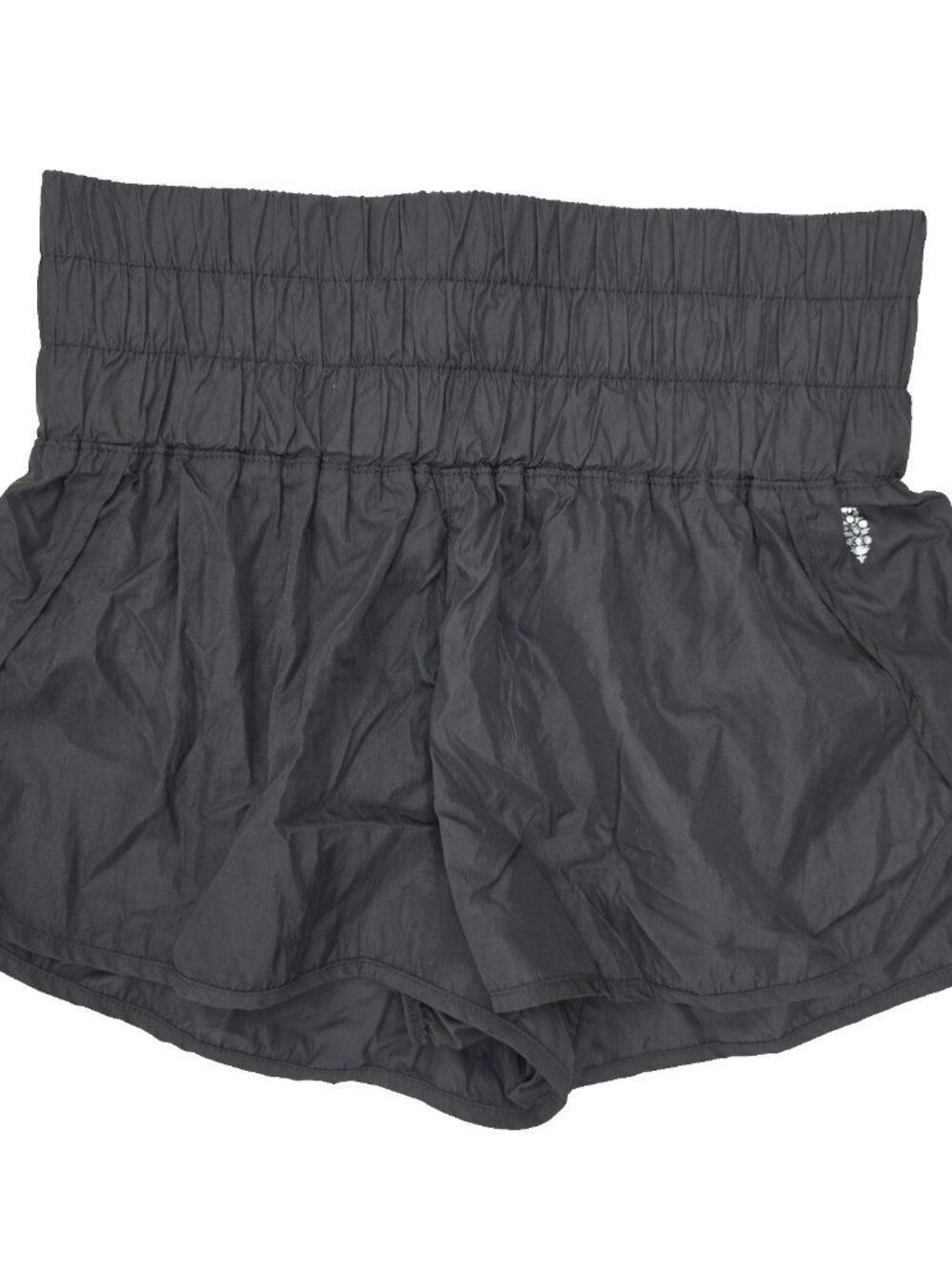 Free People Movement The Way Home Run Shorts Women Large Black Athletic Active
